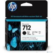 Картридж струйный HP 712 3ED71A черный (80мл) для HP DJ Т230/630 Товар под заказ