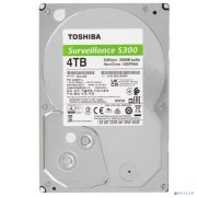 4TB Toshiba Surveillance S300 (HDWT840UZSVA) {SATA 6.0Gb/s, 5400 rpm, 256Mb buffer, 3.5