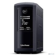 CyberPower VP700ELCD ИБП {Line-Interactive, Tower, 700VA/390W USB/RS-232/RJ11/45  (4 EURO), 12В/7 Ач х 1} Товар под заказ