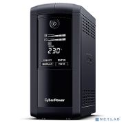 CyberPower VP1000EILCD ИБП {Line-Interactive, Tower, 1000VA/550W USB/RS-232/RJ11/45  (6 IEC С13), 12В/9 Ач х 1} Товар под заказ