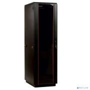 ЦМО Шкаф телекоммуникационный напольный 42U (600x1000) дверь стекло, цвет черный(ШТК-М-42.6.10-1ААА-9005) (3  коробки) Товар под заказ