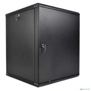 ЦМО Шкаф телекоммуникационный настенный разборный ЭКОНОМ 12U (600 x 650) дверь металл, цвет черный (ШРН-Э-12.650.1-9005) Товар под заказ