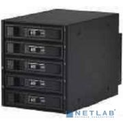 Procase L3-305-SATA3-BK {Hot-swap корзина 5 SATA3/SAS 6Gb, черный, с замком, hotswap aluminium mobie rack module (3x5,25)} Товар под заказ