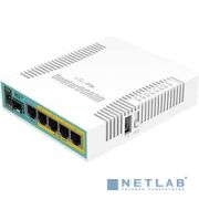 MikroTik RB960PGS Маршрутизатор hEX PoE, 1х SFP, 128MB RAM, 5x Gigabit LAN, USB, plastic case and PSU Товар под заказ