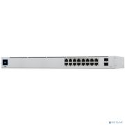 UBIQUITI USW-16-POE PoE-коммутатор в стойку, 16х 1G RJ45, 2х SFP, раздача 42 Вт Товар под заказ