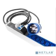 REM Верт блок розеток Rem-32, 1 фаза 32A, 2 авт, инд, 24 C13, 6 C19, 1420 мм, вх IEC 309, шнур 3 м Товар под заказ