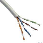 Rexant (02-0005 ) Кабель витая пара U/UTP, CAT 5e, PVC, 4х2х0,52 мм, 24AWG, INDOOR, SOLID, серый, 305 м PRO Товар под заказ