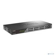D-Link DSS-200G-28MP/A1A Настраиваемый L2 коммутатор с 24 портами 10/100/1000Base-T и 4 комбо-портами 100/1000Base-T/SFP (24 порта PoE 802.3af/at, PoE-бюджет 370 Вт, дальность до 250 м) Товар под заказ