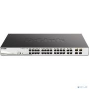 D-Link DGS-1210-28MP/F4A Настраиваемый L2 коммутатор с 24 портами 10/100/1000Base-T и 4 комбо-портами 100/1000Base-T/SFP (24 порта PoE 802.3af/at, PoE-бюджет 370 Вт) Товар под заказ