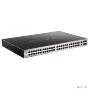 D-Link DGS-3130-54TS/B1A PROJ Управляемый L3 стекируемый коммутатор с 48 портами 10/100/1000Base-T, 2 портами 10GBase-T и 4 портами 10GBase-X SFP+ Товар под заказ