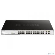D-Link DGS-1210-28MP/FL1A PROJ Управляемый L2 коммутатор с 24 портами 10/100/1000Base-T и 4 комбо-портами 100/1000Base-T/SFP (24 порта PoE 802.3af/at, РоЕ-бюджет 370 Вт) Товар под заказ