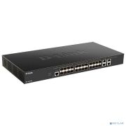 D-Link DXS-1210-28S/A1A PROJ Настраиваемый L2+ коммутатор с 24 портами 10GBase-X SFP+ и 4 портами 10GBase-T Товар под заказ
