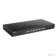 D-Link DXS-1210-28T/A1A PROJ Настраиваемый L2+ коммутатор с 24 портами 10GBase-T и 4 портами 25GBase-X SFP28 Товар под заказ