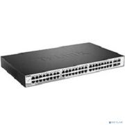 D-Link DGS-1210-52/ME/B1A Управляемый L2 коммутатор, 48x1000Base-T, 4x1000Base-X SFP, AC 220В/DC 12В(с возможностью мониторинга статуса питания коммутатора) Товар под заказ