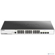 D-Link DGS-3000-28L/B1A Управляемый L2 коммутатор с 24 портами 10/100/1000Base-T и 4 портами 1000Base-X SFP Товар под заказ