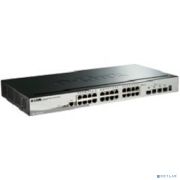 D-Link DGS-1510-28X/A1A PROJ Настраиваемый L2+ стекируемый коммутатор с 24 портами 10/100/1000Base-T и 4 портами 10GBase-X SFP+ Товар под заказ