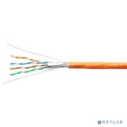 Exegate EX289279RUS Кабель ExeGate FUTP4-C6-CU-S23-IN-LSZH-OR-305 FTP 4 пары кат.6 медь, 23AWG, экран, бухта 305м, оранжевый, LSZH Товар под заказ