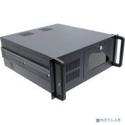 Procase EB445-B-0 Корпус 4U Rack server case, черный, дверца, без блока питания, глубина 450мм, MB 12«x9.6» Товар под заказ