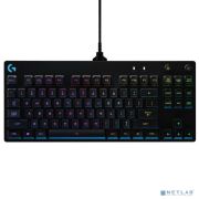 920-009393 Logitech Клавиатура Gaming Pro механическая черный USB оригинальная заводская гравировка RU/LAT Товар под заказ