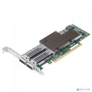 Broadcom NetXtreme P2100G (BCM957508-P2100G) 2x100GbE (100/50/25/10GbE), PCIe 4.0 x16, QSFP56, BCM57508, Ethernet Adapter, LP + FH brackets incl, BOX Товар под заказ