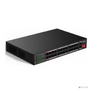 DAHUA DH-SF1026LP 26-портовый неуправляемый коммутатор с РоЕ, 24xRJ45 100Mb PoE, 2xRJ45 1Gb uplink, суммарно 190Вт, коммутация 8.8 Гбит/с, MAC-таблица 8K Товар под заказ
