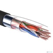 Rexant (01-0146) Кабель витая пара F/UTP, CAT 5e, PE, 4PR, 24AWG, OUTDOOR, SOLID, черный, 305м (барабан) Товар под заказ