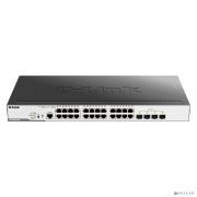 D-Link DGS-3000-28LP/B1A Управляемый L2 коммутатор с 24 портами 10/100/1000Base-T и 4 портами 1000Base-X SFP (24 порта PoE 802.3af/at, PoE-бюджет 193 Вт) Товар под заказ