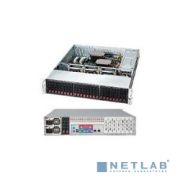 Supermicro CSE-216BE1C-R920LPB Корпус/ 2U, E-ATX 13.68''x13'', 24x2.5'' hot-swap SAS3 with SES3 single expander with SFF8643 connectors, 4xFH+3xLP, 7xLP, 437x89x630mm, redundant 920W Gold Товар под заказ