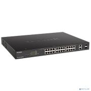 D-Link DGS-1100-26MPPV2/A3A Настраиваемый L2 коммутатор с 24 портами 10/100/1000Base-T и 2 комбо-портами 1000Base-T/SFP (порты 1-24 PoE 802.3af/at, порты 21-24 PoE 802.3bt, PoE-бюджет 525 Вт) Товар под заказ