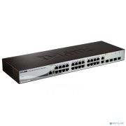 D-Link DGS-1210-28/ME/B2A Управляемый L2 коммутатор, 24x1000Base-T, 4x1000Base-X SFP, AC 220В/DC 12В(с возможностью мониторинга статуса питания коммутатора) Товар под заказ