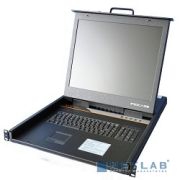 ProCase E1901 Консоль однорельсовая , 1 порт, LCD 19'', single rail console, LCD D-Sub, USB, разрешение 1280*1024 Товар под заказ