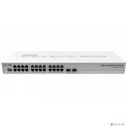 MikroTik CRS326-24G-2S+RM Коммутатор Cloud Router Switch 326-24G-2S+RM with RouterOS L5, 1U rackmount enclosure Товар под заказ