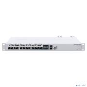 MikroTik CRS312-4C+8XG-RM Коммутатор Cloud Router Switch (L3) 8х 1G/2.5G/5G/10G RJ45,  4х 10G RJ45/SFP+ with RouterOS L5, 1U rackmount enclosure Товар под заказ