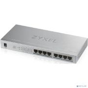 ZYXEL GS1008HP-EU0101F PoE+ коммутатор GS1008HP, 8xGE PoE+, настольный, металлический, бесшумный, бюджет PoE 60 Вт Товар под заказ