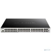 D-Link DGS-1250-52XMP/A1A Управляемый L2 коммутатор с 48 портами 10/100/1000Base-T и 4 портами 10GBase-X SFP+ (48 портов PoE 802.3af/at, PoE-бюджет 370 Вт) Товар под заказ