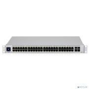 UBIQUITI USW-48-POE PoE-коммутатор в стойку, 48х 1G RJ45, 4х SFP, раздача 195 Вт Товар под заказ