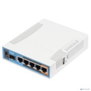 MikroTik RB962UiGS-5HacT2HnT Беспроводной маршрутизатор  hAP ac 2.4+5ГГц, 802.11a/b/g/n/ac, 5x Ethernet 1G, 1x SFP Товар под заказ