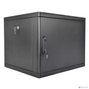 ЦМО Шкаф телекоммуникационный настенный разборный 9U (600 x 650) съемные стенки, дверь металл, цвет черный (ШРН-М-9.650.1-9005) Товар под заказ