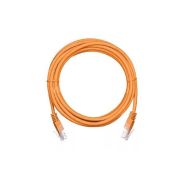 Коммутационный шнур NETLAN UTP 4 пары, Кат.5е, 2хRJ45/8P8C, T568B, PVC, оранжевый, 2м (EC-PC4UD55B-BC-PVC-020-OR)