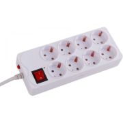 Сетевой фильтр Buro 800SH-1.8-W 1.8м (8 розеток) белый (коробка)