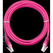 Патч-корд 3,0 m NETLAN розовый