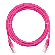 Патч-корд 0,5 m NETLAN розовый
