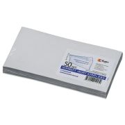 Конверт Buro E65.10.50 110х220мм, без окна, силик.лента, 80г. 50 штук