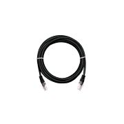 Патч-корд  2,0м. UTP кат.5e NETLAN, черный (медный)