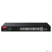 IP-COM G1128P-24-410W Неуправляемый гигабитный PoE коммутатор Ethernet 26GE+2SFP с 24 портами PoE Товар под заказ