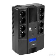 ИБП Бастион SKAT-UPS 800-AID-IN-1x9-8 {Line-interactive, 800/480Вт, LCD-дисплей, USB/ RJ-45, АКБ 1х 9Ач, сверху ЕВРО 4+4, реестр МПТ} (8933) Товар под заказ