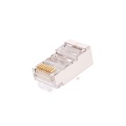 Коннектор под витую пару RJ45, экранированный, категории 5e, 8P8C