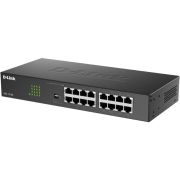 Коммутатор D-Link DGS-1016D/J1A, 16-port UTP 10/100/1000Mbps Auto-sensing, Stand-alone, Unmanaged