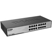 Коммутатор D-Link DES-1016D/I1A (16x10/100Mbps-TX, Unmanaged Switches)