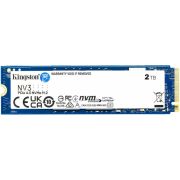 Диск SSD 2Tb M2 2280 (NVME) PCIe x4 Kingston NV3 SNV3S/2000G, 640TBW